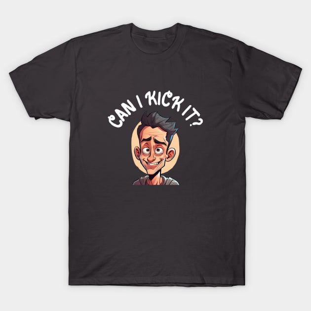 Can I Kick It Charlie Brown T-Shirt by abahanom